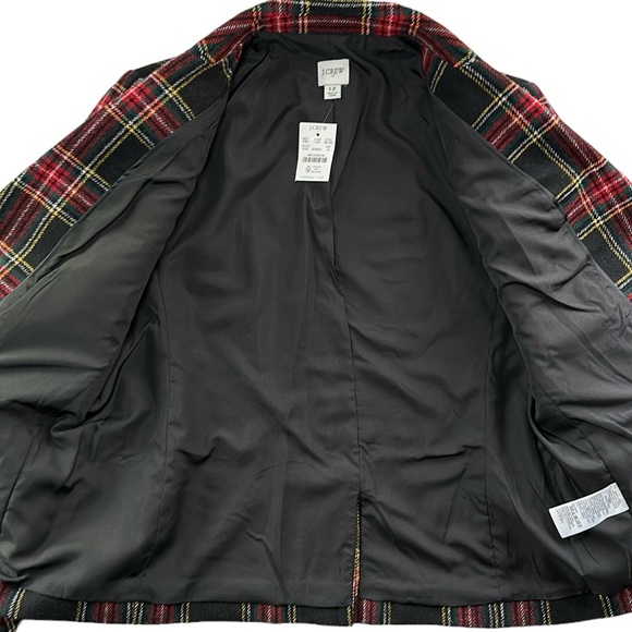 J.Crew Stewart Tartan Schoolboy Plaid Blazer - Picture 4 of 8